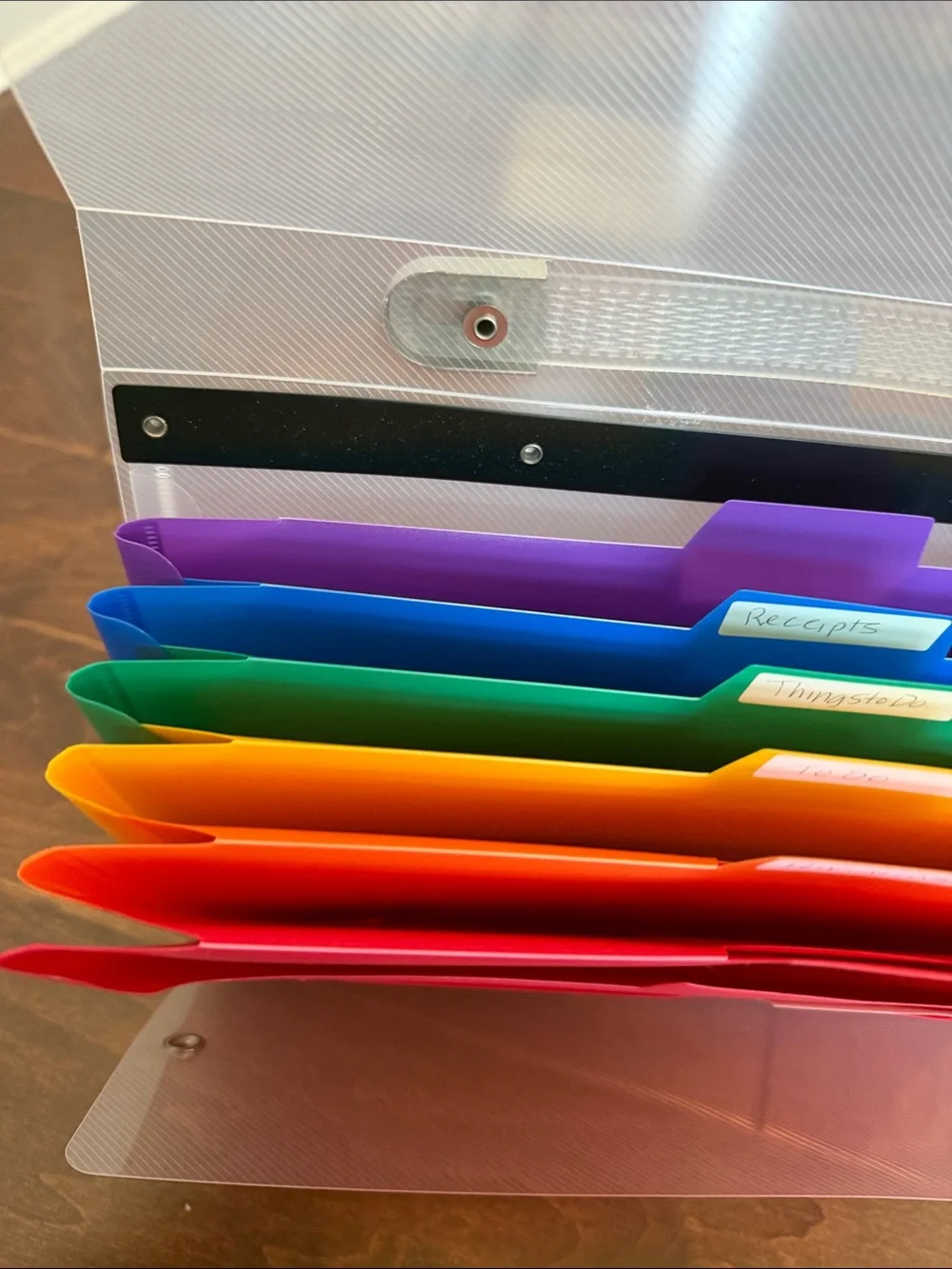 Colorful Accordion File Organizer Set with Floral Document Envelope container st